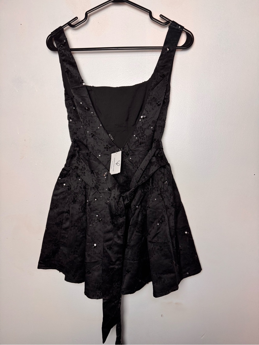 Brand new Windsor black dress with sequin detail size-Xs - Picture 6 of 8